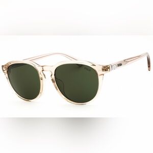 Polo by Ralph Lauren TRANSPARENT LIGHT TAUPE BROWN/GREEN Unisex Sunglasses (NWT)